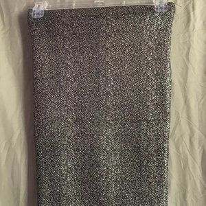 Gold Bodycon Confetti Skirt